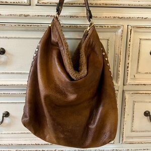 Urban Expression Reversible Brown Bag and mini inner bag